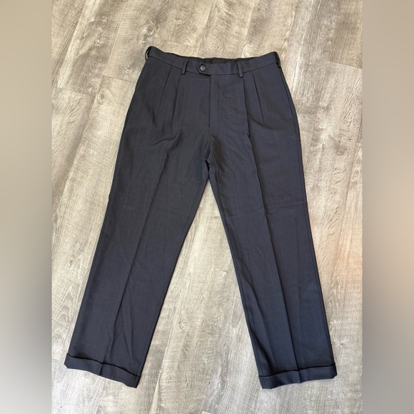 Haggar Clothing - Men's Black Dress Pants Size 36x30 - Picture 1 of 6